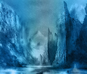 Lodowa, Kraina, Fantasy