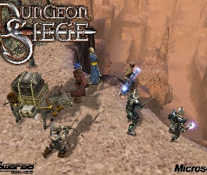 Dungeon Siege, osioł, osada, postacie