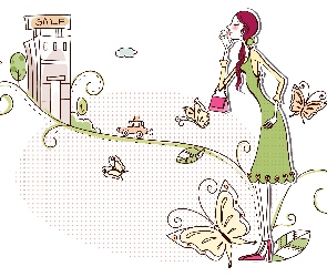 Zakupy, Wyprzedaż, Dziewczyna