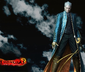 miecz, mężczyzna, Devil May Cry, postać