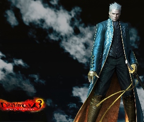 Devil May Cry, miecz, mężczyzna, postać