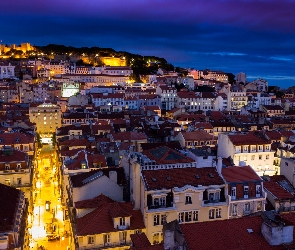 Noc, Miasto, Portugalia, Lizbona