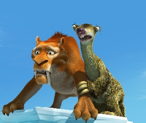 Leniwiec, Tygrys, Epoka lodowcowa, Ice Age