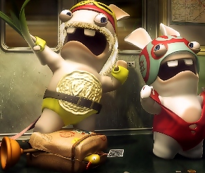 Rayman Raving Rabbids, Gra