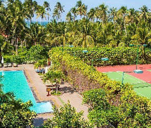 Palmy, Filipiny, Hotel, Luxury, Basen