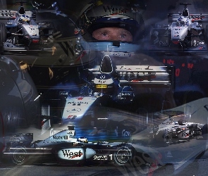 koła, kask , bolid, spojler, West, Formuła 1, opony