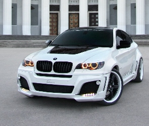 Białe, X6, BMW