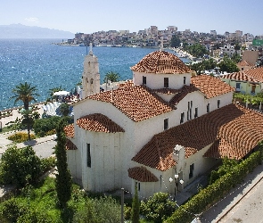 Saranda, Lato, Morze, Kościół, Albania