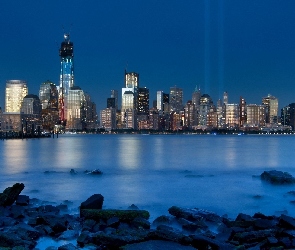 Panorama nocą, Nowy Jork