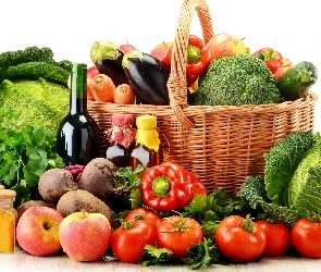 Owoce, Koszyk, Warzywa
