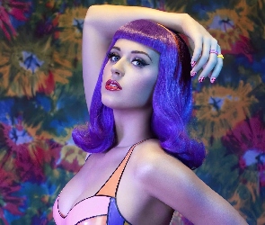 Fioletowa, Peruka, Katy Perry