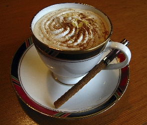 Filiżanka, Cynamon, Cappuccino