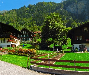 Góry, Lauterbrunnen, Domy