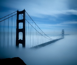Most, San Fancisco, Mgła, Golden Gate