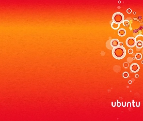 grafika, krąg, ludzie, symbol, Ubuntu