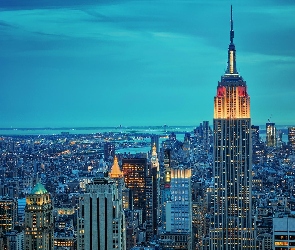 Stany Zjednoczone, Nowy Jork, Empire State Building, Drapacze Chmur