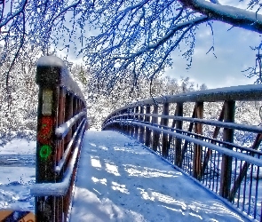 Zima, Most