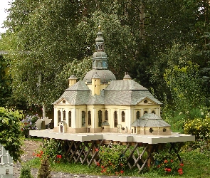 Kościół, Kowary, Park, Miniatur