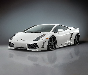 Zawiezenie, Sportowe, Biały, Lamborghini Gallardo