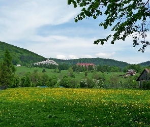 Wzgórza, Hotel, Wiosenne klimaty