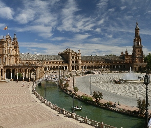 Sevilla, Zdjęcie miasta, Plac, Hiszpania