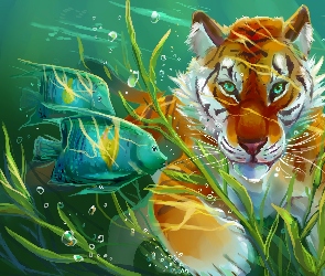 Tygrys, Nurkowanie, Fantasy