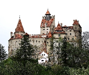 Zamek w Branie, Rumunia, Miejscowość Bran, Castelul Bran