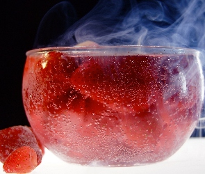 Kubek, Truskawki, Kompot