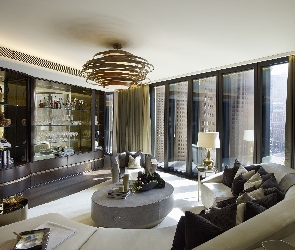 Sofa, Okna, Salon