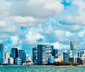 Zdjęcie Miasta, Drapacze Chmur, Miami, Stany Zjednoczone