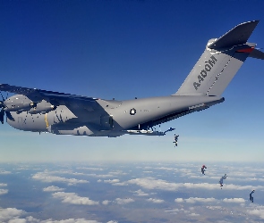 Spadochroniarze, A400M, Samolot, Airbus