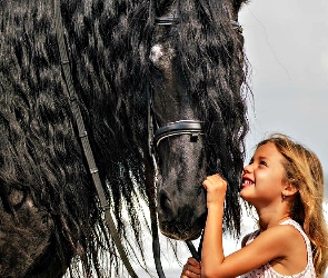 Dziewczynka, Koń, Kary