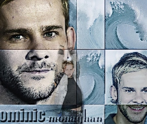 jasne włosy, niebieskie oczy, Dominic Monaghan