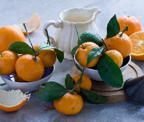 Owoce, Dzbanek, Pomarańcze