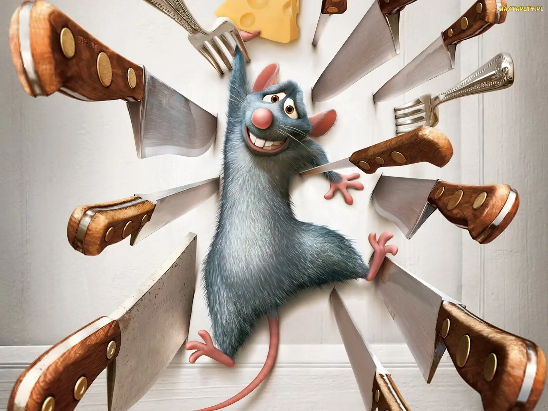 Ratatuj, Widelce, Szczurek, Noże, Ratatouille