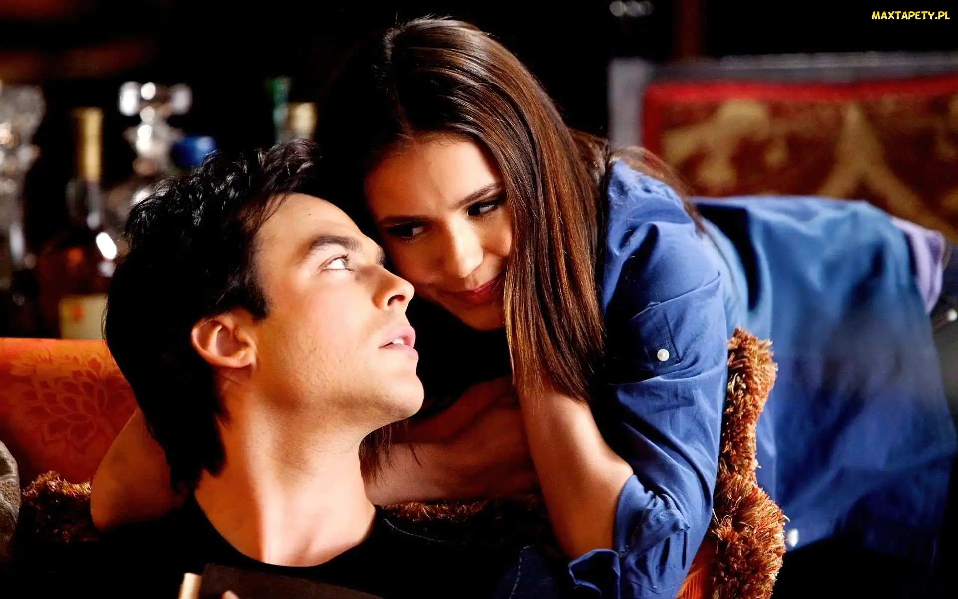 Pamiętniki wampirów, Nina Dobrev, Ian Somerhalder, The Vampirie Diaries