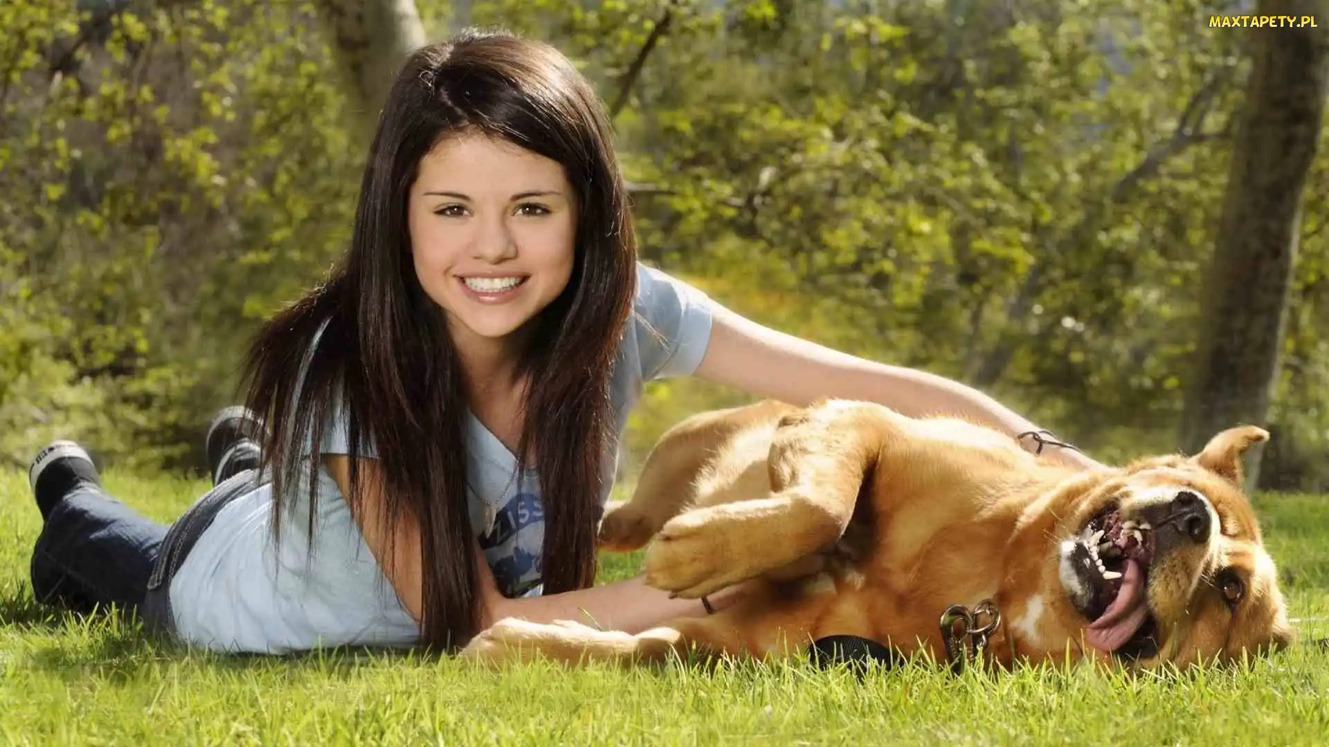Łąka, Pies, Selena Marie Gomez