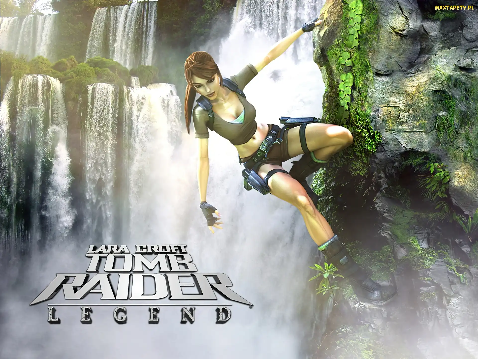 Tomb Raider Legend, Wodospad, Lara Croft
