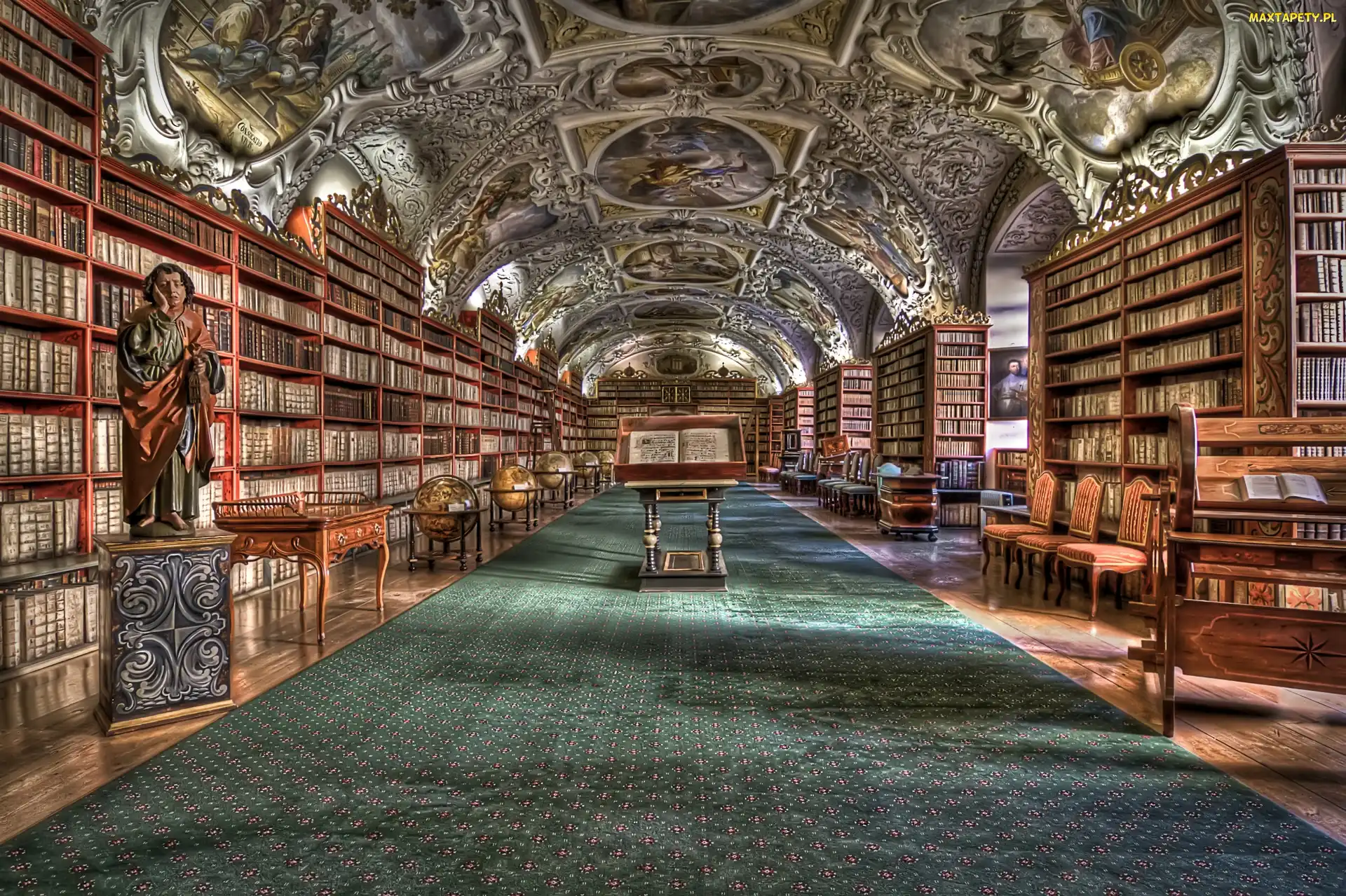 Biblioteka, Regały