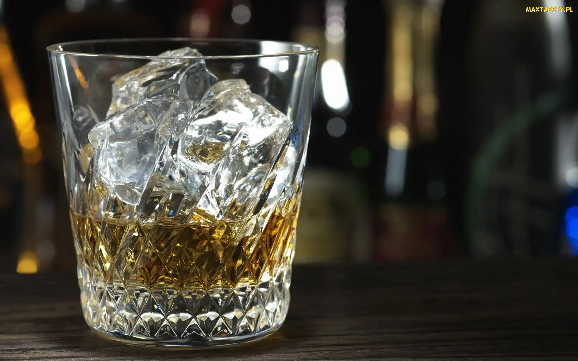 Lód, Szklanka, Whisky