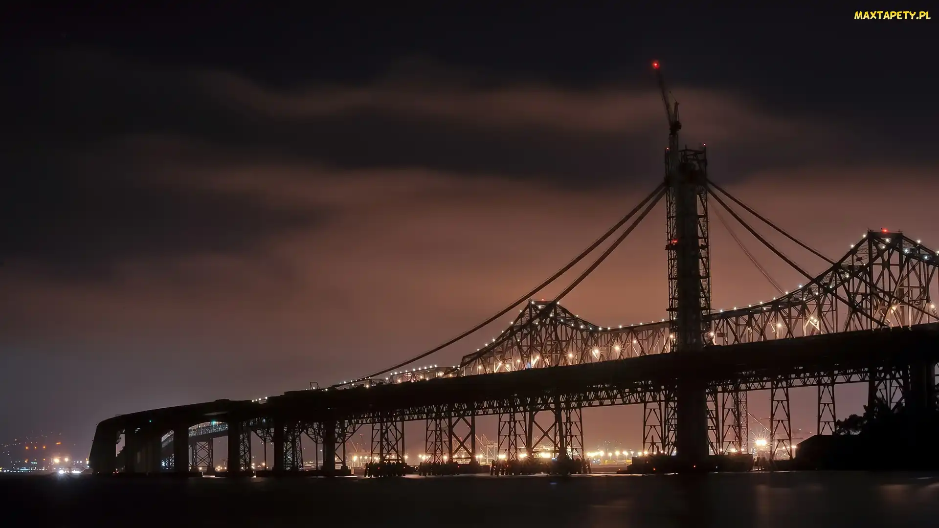 Bay Bridge, Noc, San Francisco