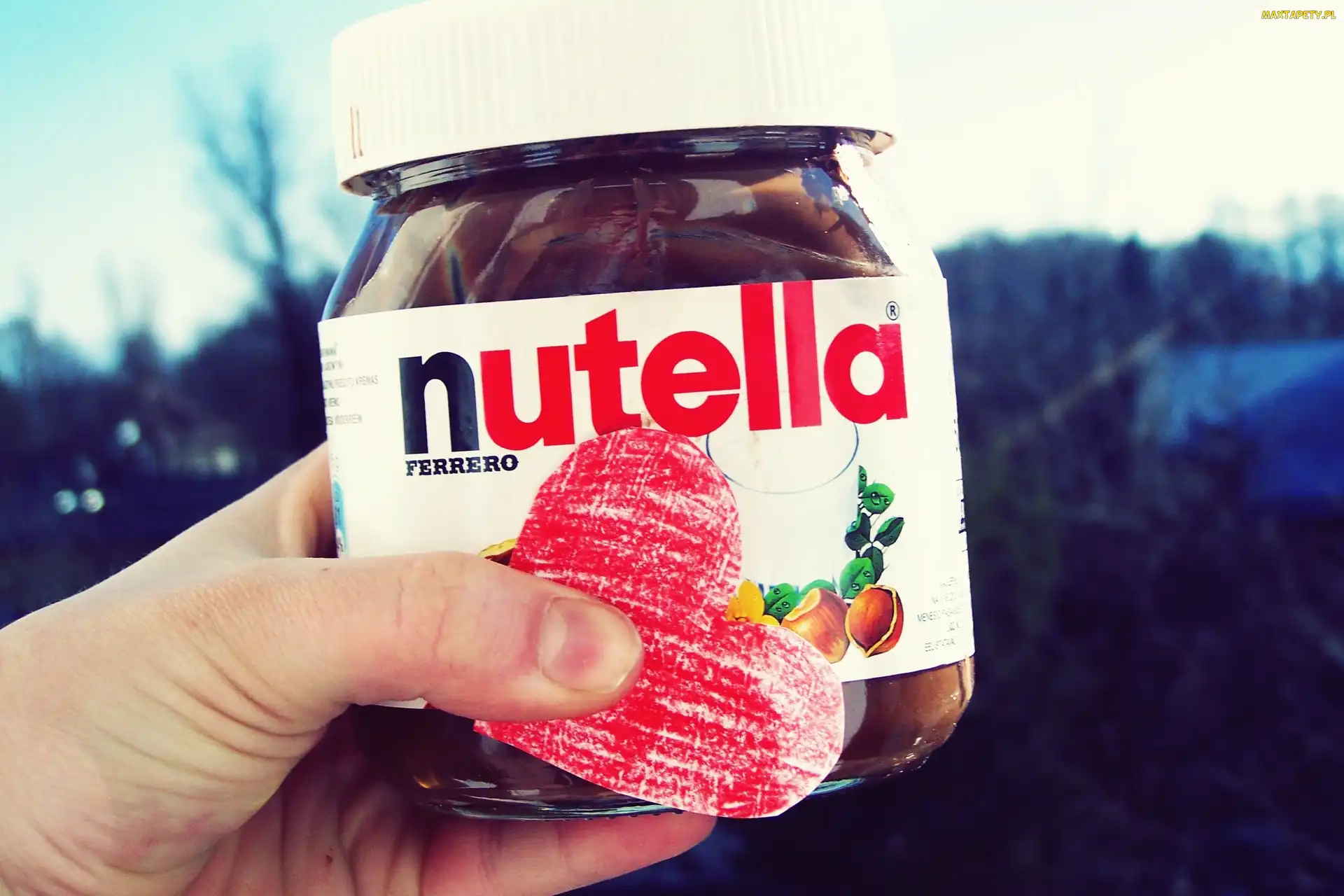 Orzechowy, Krem, Nutella, Serduszko