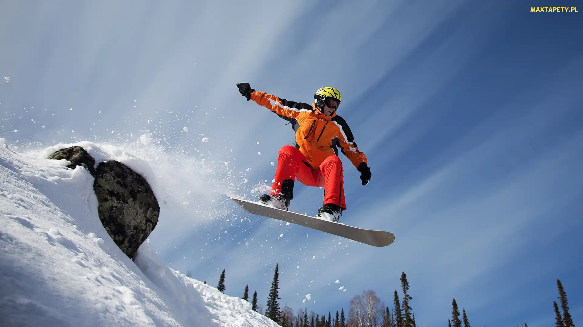 Zbocze, Snowboardzista, Śnieg
