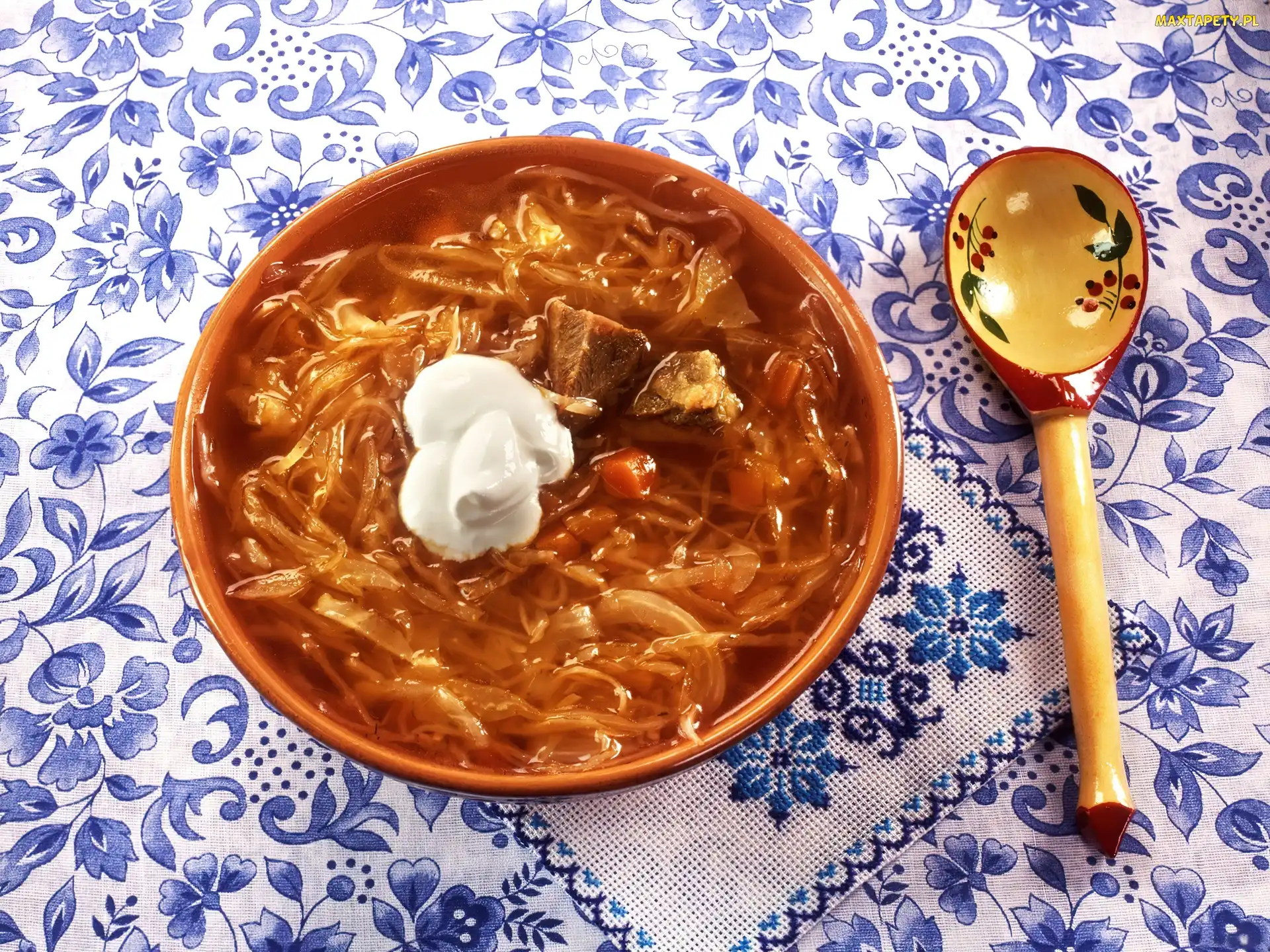 Łyżka, Obrus, Pyszna, Potrawka