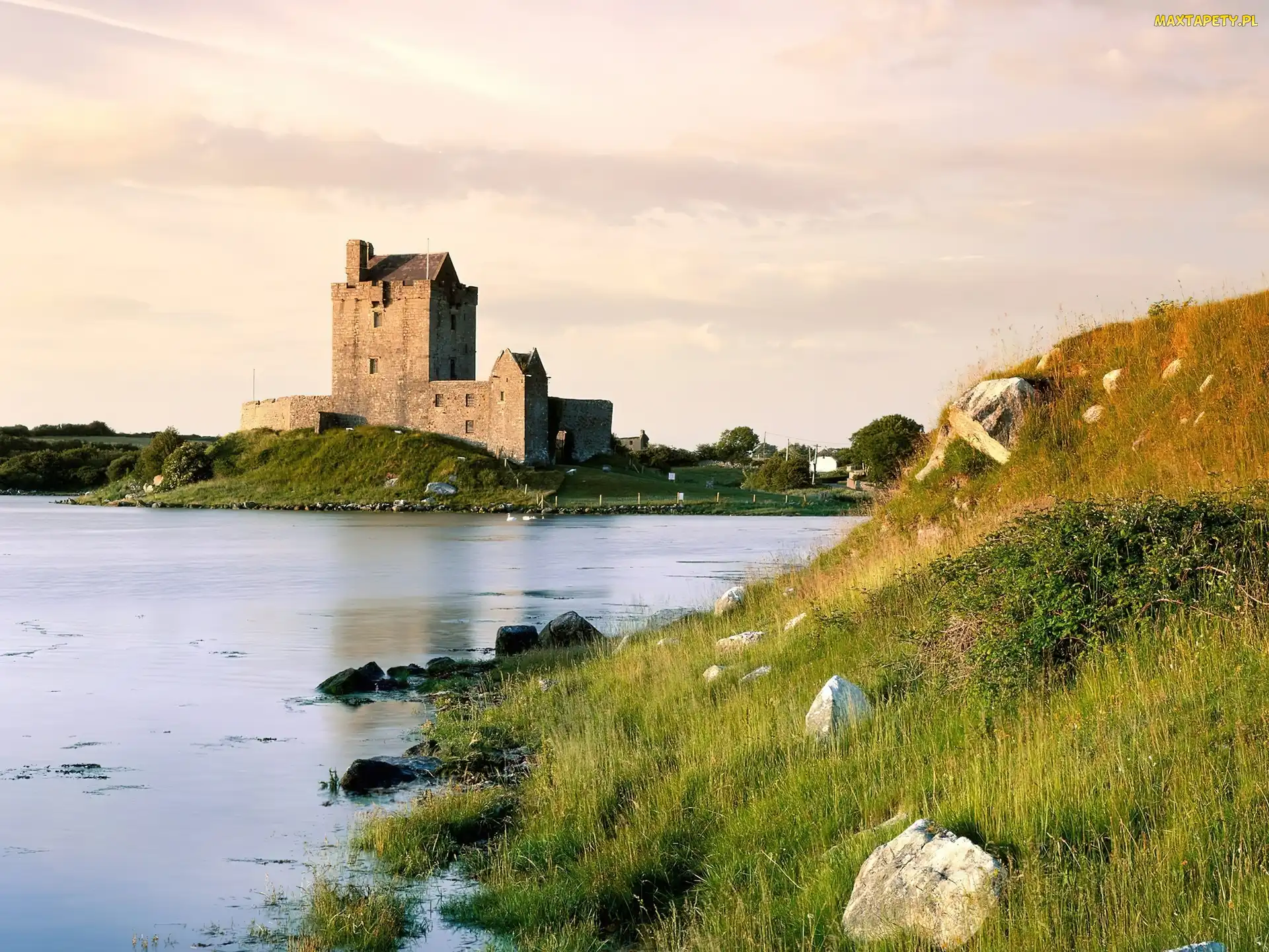 Zamek, Zatoka, Irlandia, Dunguaire