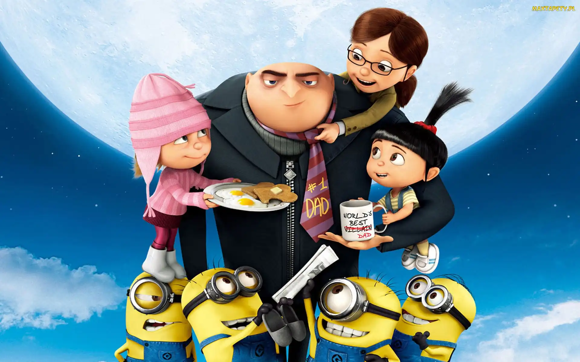 Jak ukraść księżyc, Minionki, Bajka