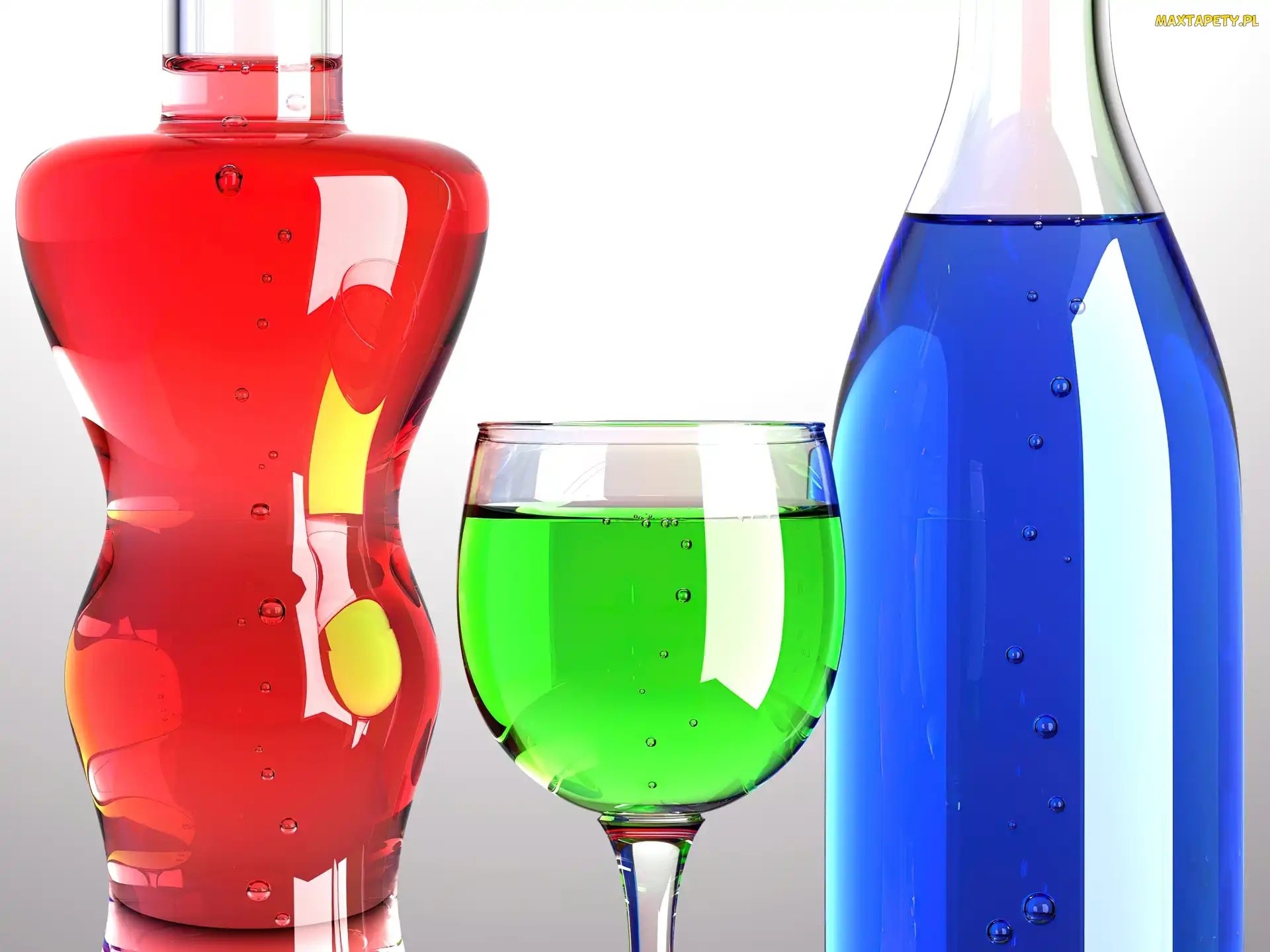 Drinki, Lampka, Butelki