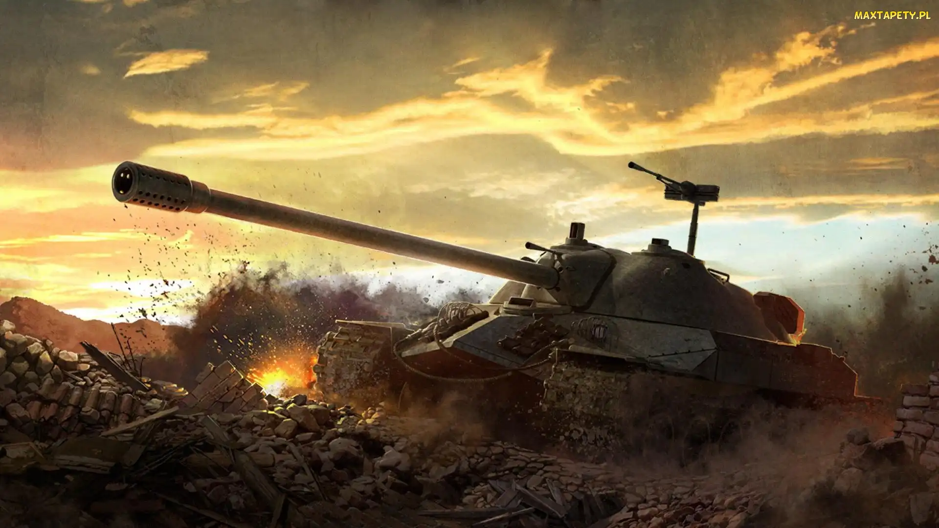 Zgliszcza, Wybuchy, Czołg, IS-7