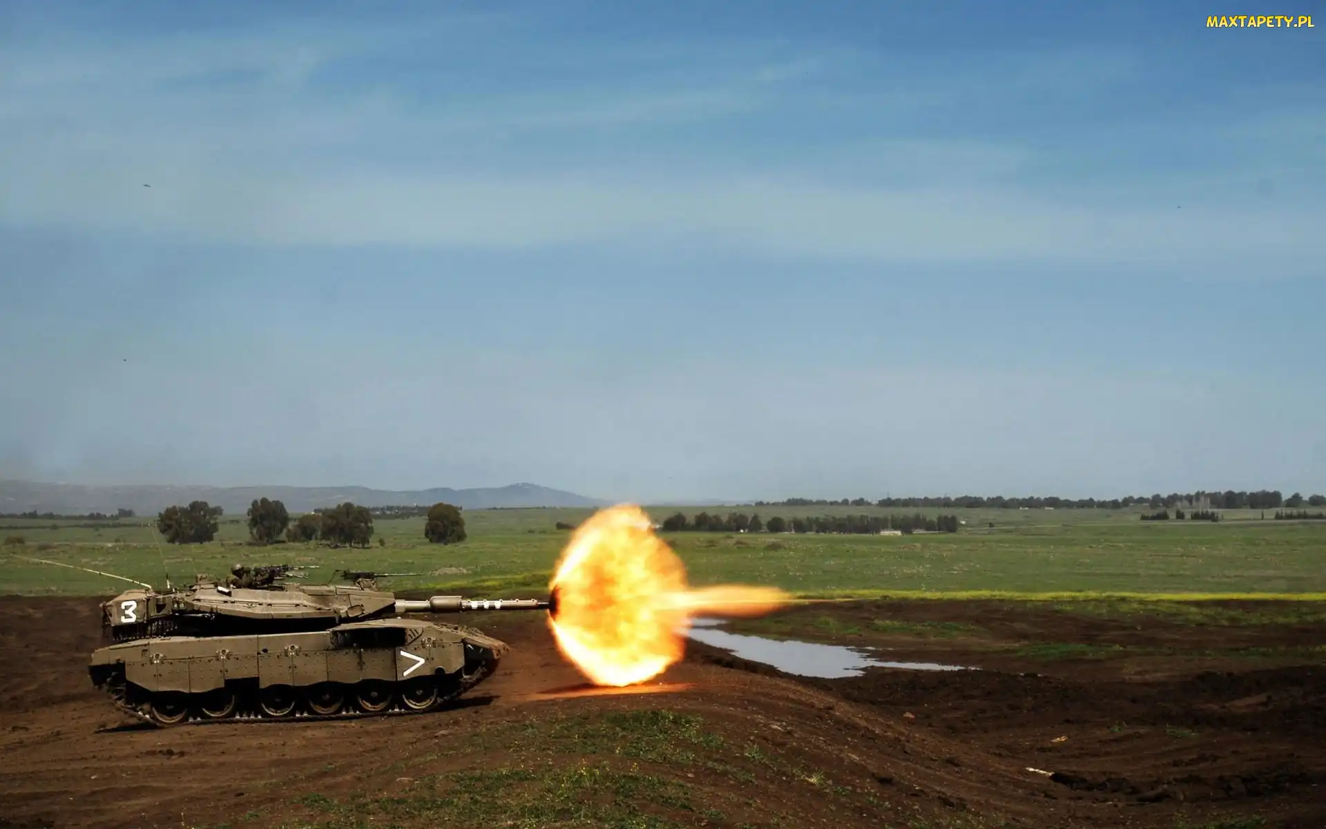Góry, Wystrzał, Czołg, Merkava