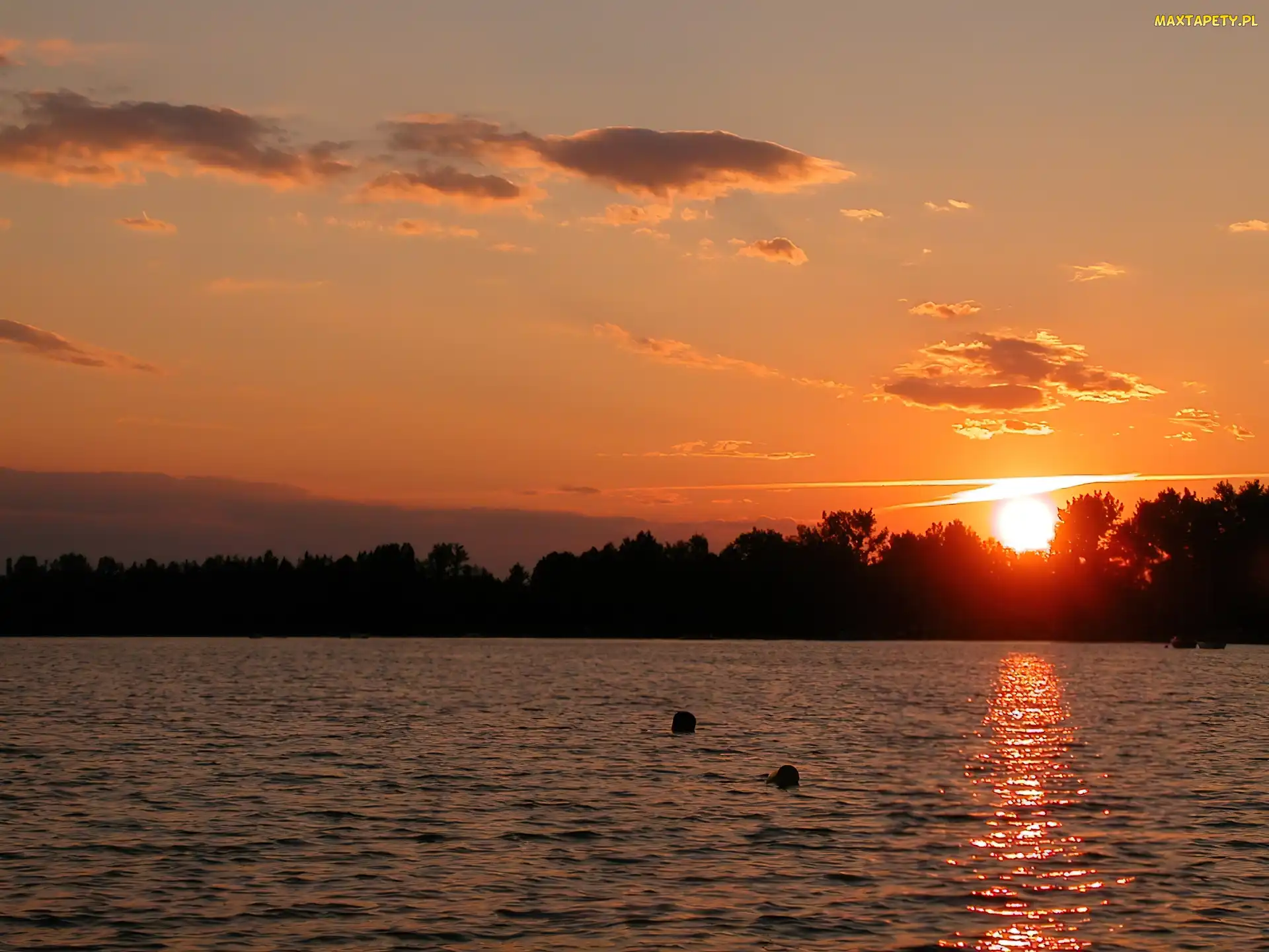 Słońca, Jezioro, Zachód